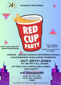 Konami Records Red Cup Party