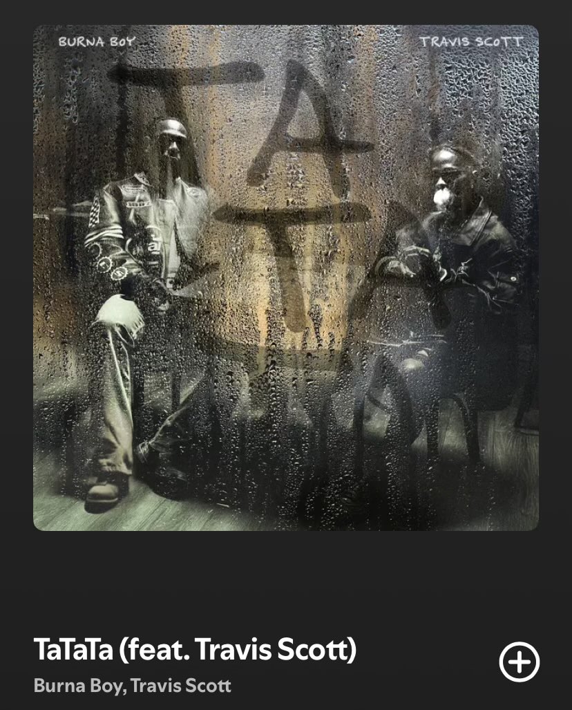 burna boy tatata ft. travis scott