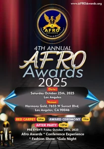 4th Annual AFRO Awards 2025 Set to Illuminate Los Angeles with Celebration of Humanitarianism & Excellence