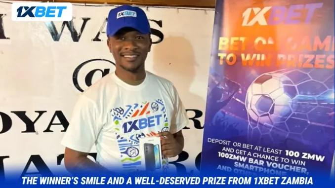 1xBet Zambia gave away Samsung Galaxy A16 smartphone and other top prizes in New Year promo