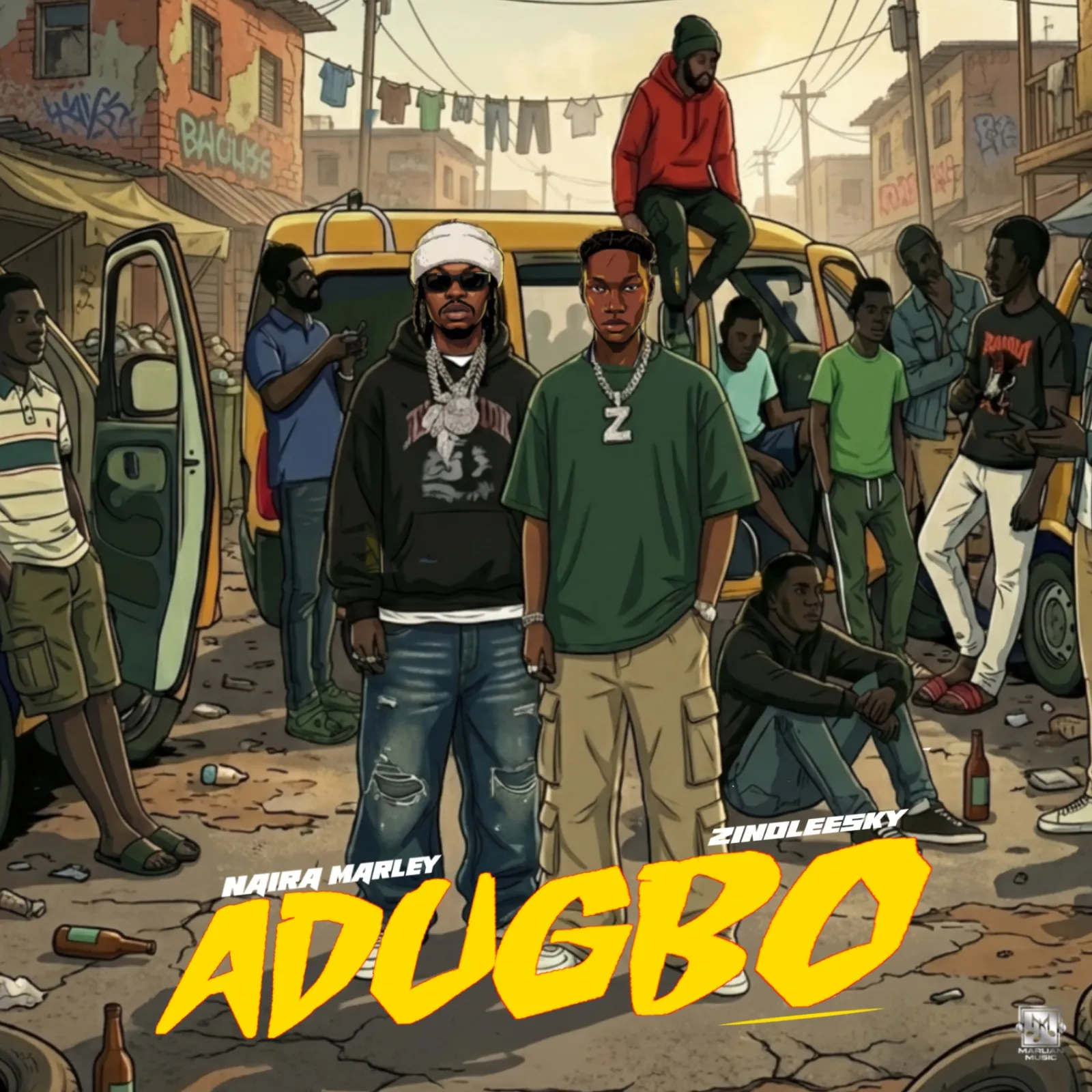 Naira Marley - Adugbo ft. Zinoleesky