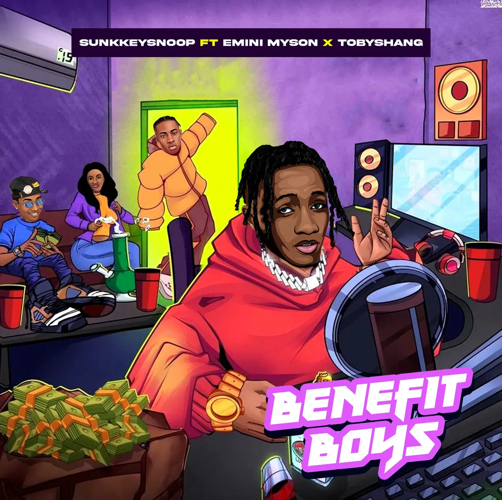 Sunkkeysnoop ft. Emini Myson & Toby Shang - Benefit Boys