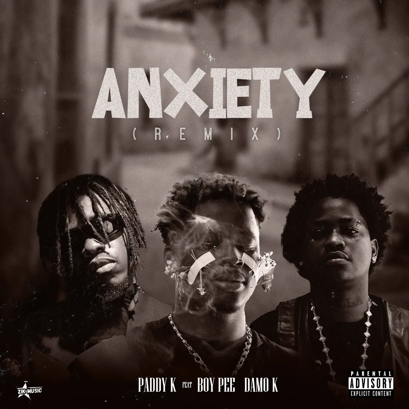 Paddy K, BoyPee & Damo K - Anxiety (Remix)