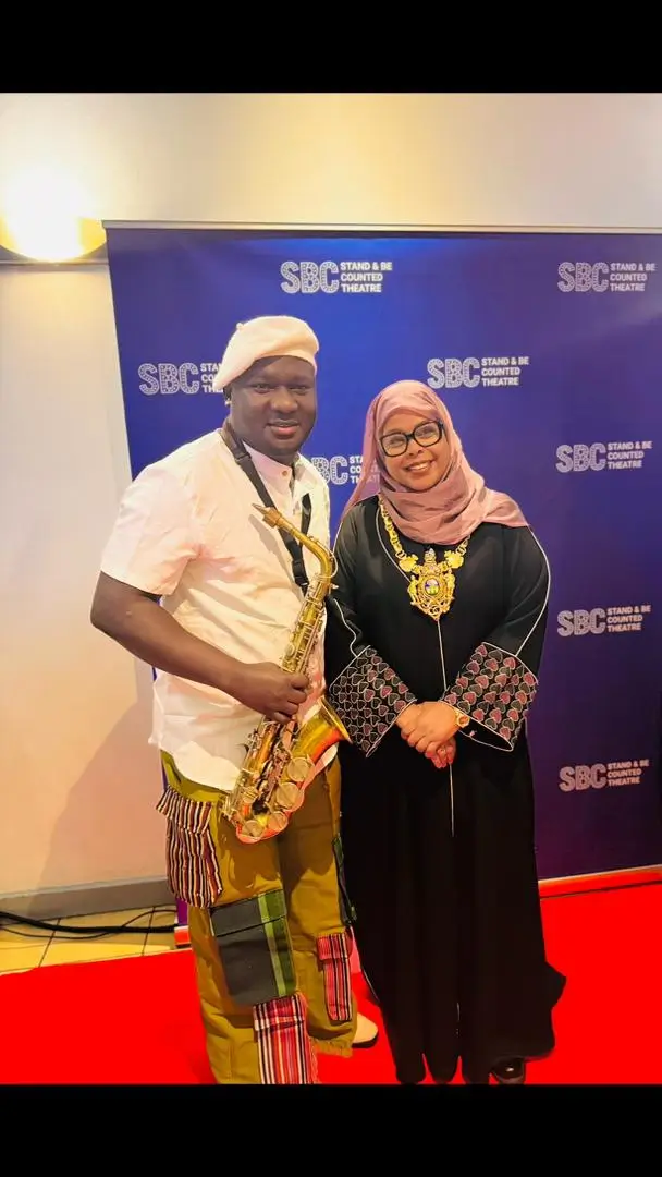 Olamide Sax Delivers Captivating Performance at Stand & Be Counted’s Soapbox Theatre Spotlight