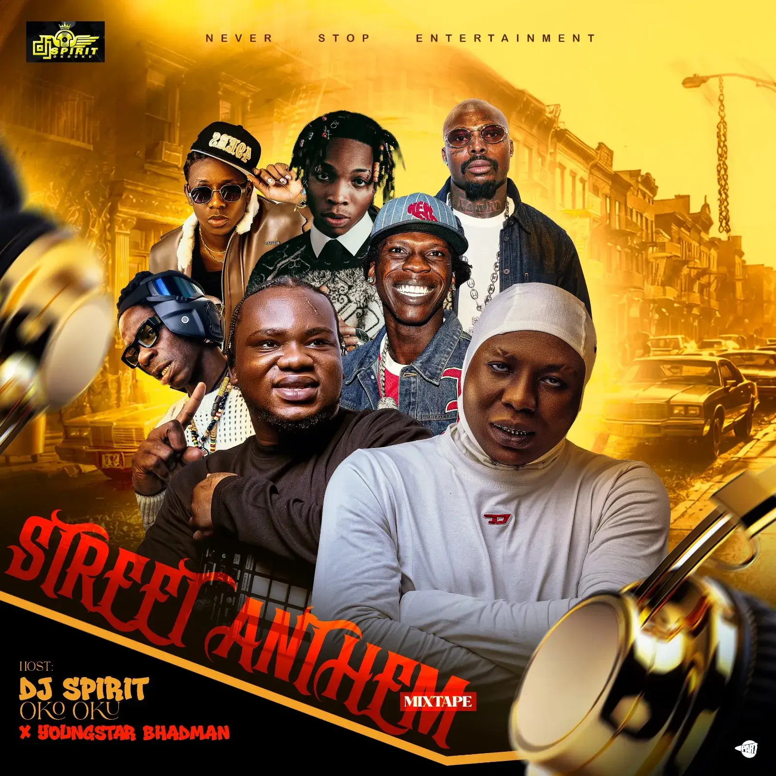 DJ Spirit Oko Oku & Youngstar Bhadman - Street Anthem Mix